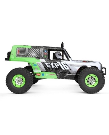 COCHE ELECTRICO RTR 1/12 ROCK CRAWLER 4WD 2.4 GHZ VERDE-  WLTOYS 124006