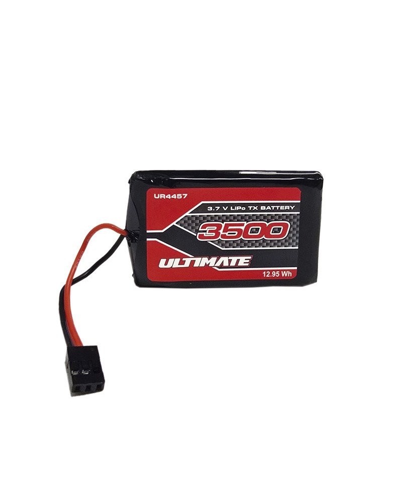 BATERÍA ULTIMATE LiPo EMISORA 3.7v.3500mAh CONEXION JR (SANWA MT5-MT44-M17)