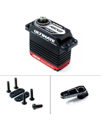 SERVO ULTIMATE RSX8 BRUSHLESS 37KG 0.075S 1/8 + HORN UR1811-25