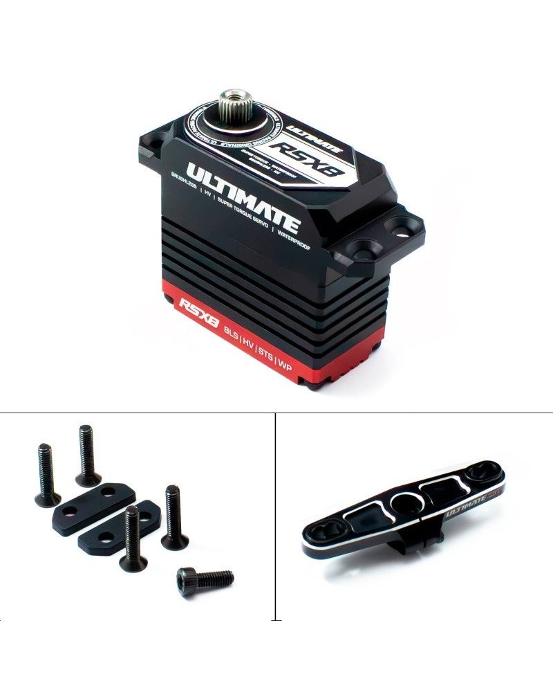 SERVO ULTIMATE RSX8 BRUSHLESS 37KG 0.075S 1/8 + HORN UR1815-25
