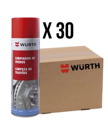 PACK LIMPIADOR DE FRENOS WURTH SPRAY 500ml (30u.)