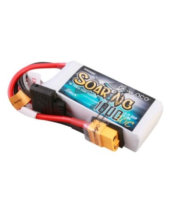 GENS ACE G-TECH SOARING 1000 mAh 11.1V 30C 3S1P WITH XT60-GEA103S30X6GT