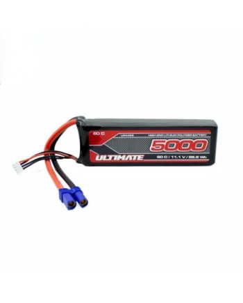 BATERIA ULTIMATE LiPo HC STICK 11.1v. 5000 mAh 60C CONEXIÓN EC5