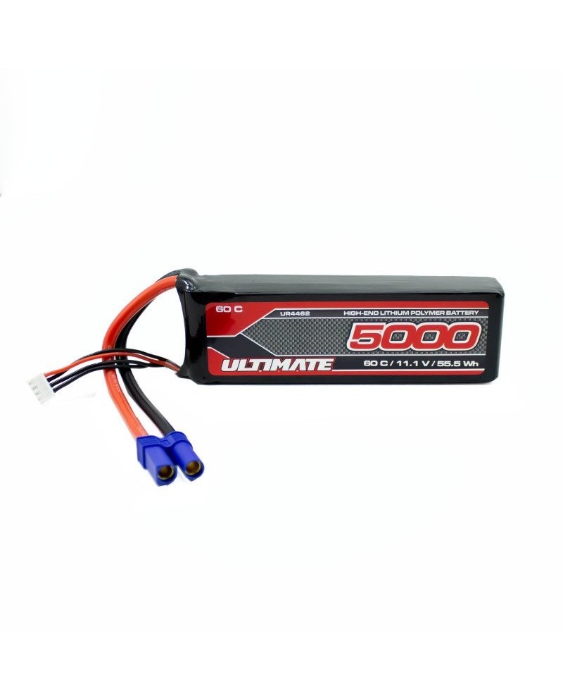 BATERIA ULTIMATE LiPo HC STICK 11.1v. 5000 mAh 60C CONEXIÓN EC5