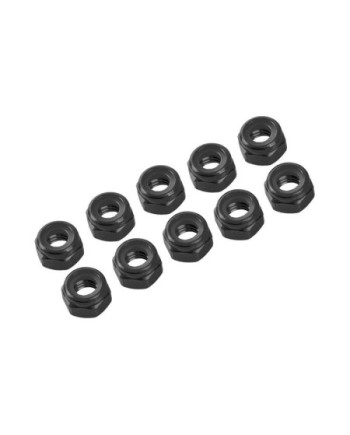 AUTOBLOCANTE ALU. M4 NEGRO (10u.)