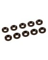 ARANDELA ALU. CONICA M4 NEGRA (10u.)