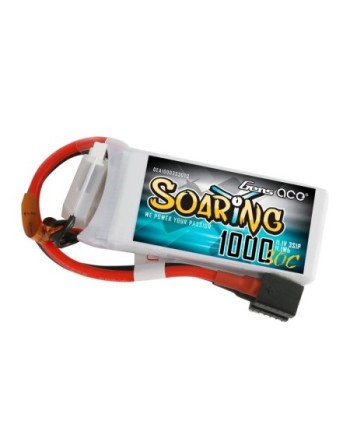 GENS ACE SOARING 1000 mAh 11,1V 30C 3S1P WITH EC3-GEA10003S30T3