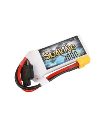 GENS ACE G-TECH SOARING 1000 mAh 7.4V 30C 2S1P WITH XT60-GEA102S30X6GT