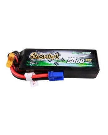 GENS ACE G-TECH 5000 mAh 14.8V 60C 4S1P WITH EC5 BASHING SERIES-GEA504S60E5GT