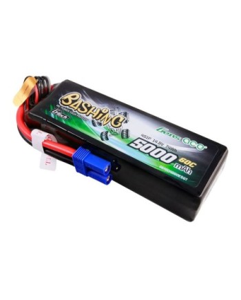 GENS ACE G-TECH 5000 mAh 14.8V 60C 4S1P WITH EC5 BASHING SERIES-GEA504S60E5GT