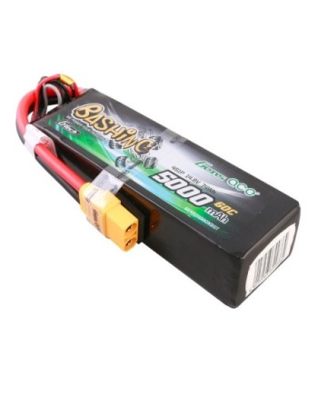 GENS ACE G-Tech 5000 mAh 14.8V 60C 4S1P WITH XT90  BASHING SERIES - GEA504S60X9GT
