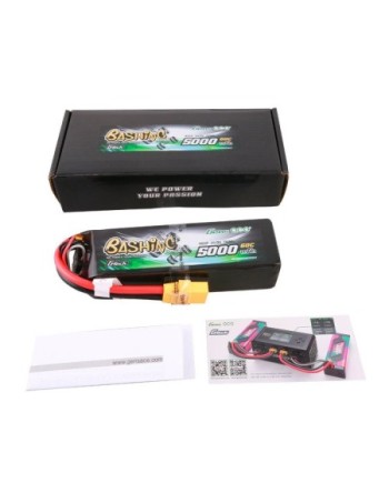 GENS ACE G-Tech 5000 mAh 14.8V 60C 4S1P WITH XT90  BASHING SERIES - GEA504S60X9GT