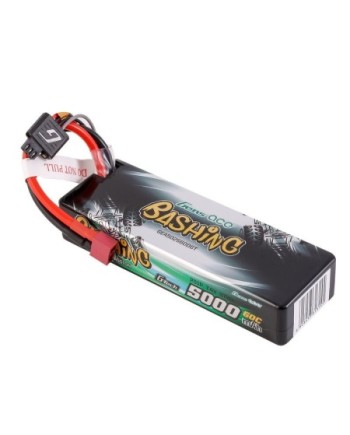 GENS ACE G-TECH 5000 mAh 7.4V 60C 2S1P WITH T-DEAN BASHING SERIES - GEA502S60DGT