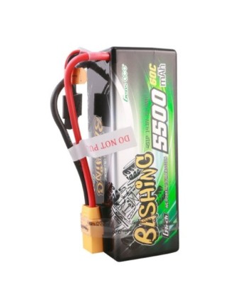 GENS ACE G-TECH 5500 mAh 14.8V 60C HC 4S1P WITH T-DEAN BASHING SERIES - GEA554S60X9GT