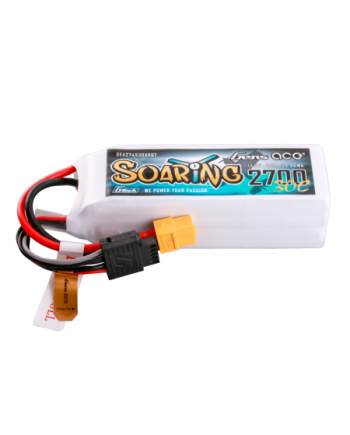 GENS ACE G-TECH SOARING 2700 mAh 14.8V 30C 4S1P WITH XT60-GEA274S30X6GT