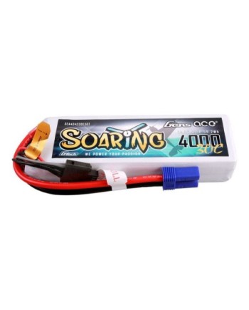 GENS ACE G-TECH SOARING 4000 mha 14.8V 30C 3S1P WITH EC5 - GEA404S30E5GT
