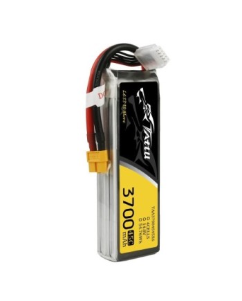 TATTU 3700 mAh 14.8V 45C 4S1P WITH XT60-TAA37004S45X6