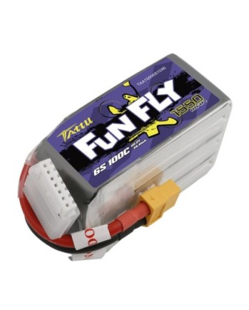 TATTU FUNFLY SERIES 1550 mha 22.2V 100C 6S1P WITH XT60 - TAA15503S10X6