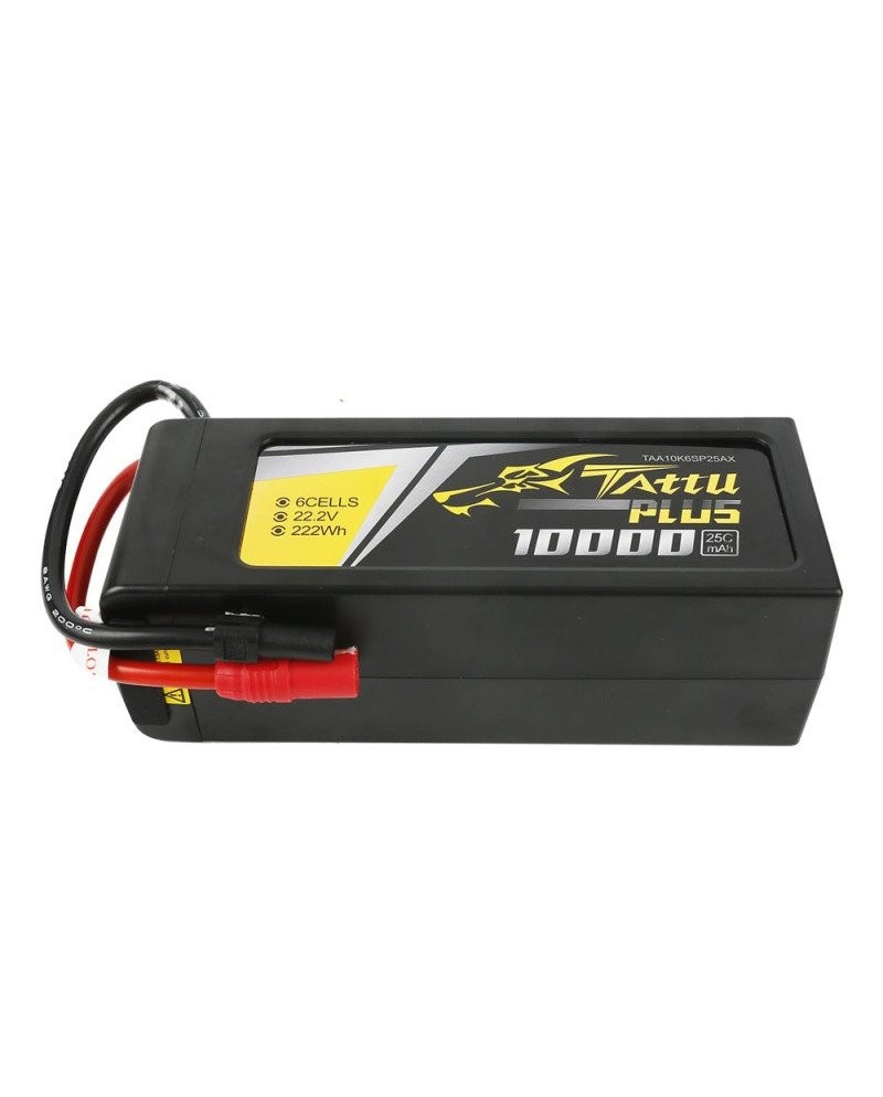 TATTU PLUS 10000 mha 22.2V 6S1P 25C WITH AS150+ XT150 - TAA10K6SP25AX