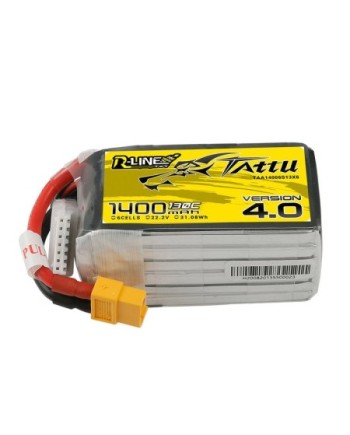 TATTU R-LINE SERIES 1400 mha 22.2V 130C 6S1P WITH XT60 - TAA14006S13X6