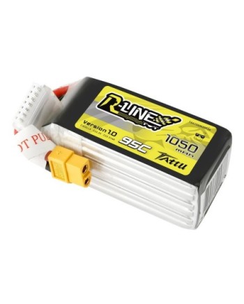 TATTU R-LINE VERSION 4.0 1050 mha 22.2V 95C 6S1P WITH XT60 - TAA10506S95X6