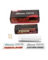 GENS ACE REDLINE 2.0 SERIES 7000 mAh MID SHORTY 7.6V HV 140C 2S2P HC 5,0mm BANANA BULLET - GEA70002S14M5