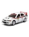 COCHE MITSUBISHI EVO 1/10 RALLY BRUSHLESS 60A 3300KW HNR9804-W 4X4 WATERPROOF BLANCO RTR
