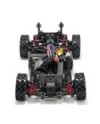 COCHE MITSUBISHI EVO 1/10 RALLY BRUSHLESS 60A 3300KW HNR9804-W 4X4 WATERPROOF BLANCO RTR