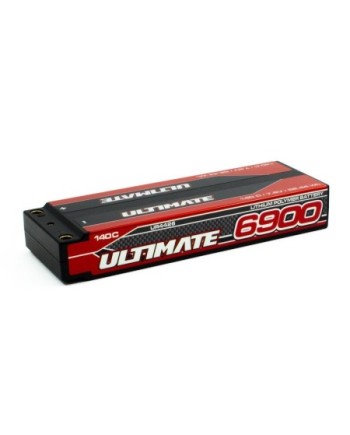 BATERÍA ULTIMATE GRAFENO HV LiPo STICK HC 6900mAh 2S 7.6V 140C CONEXION 5mm