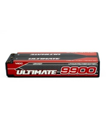 BATERÍA ULTIMATE GRAFENO HV LiPo STICK HC 9900 mAh 2S 7.6V 140C CONEXION 5mm