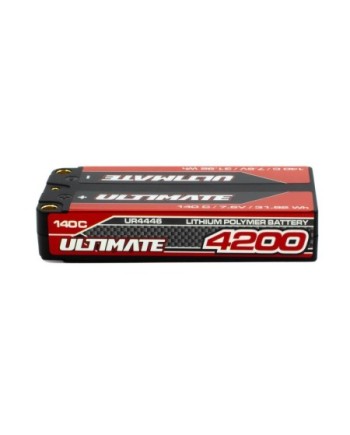 BATERÍA ULTIMATE GRAFENO HV LiPo SHORTY 7.6v. 4200mAh 140C CONEXION 5mm