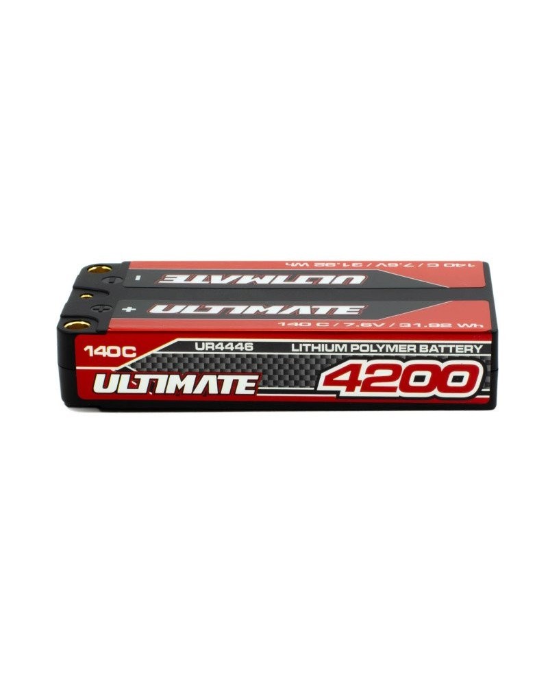 BATERÍA ULTIMATE GRAFENO HV LiPo SHORTY 7.6v. 4200mAh 140C CONEXION 5mm
