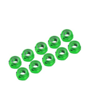 AUTOBLOCANTE ALU. M3 VERDE (10u.)