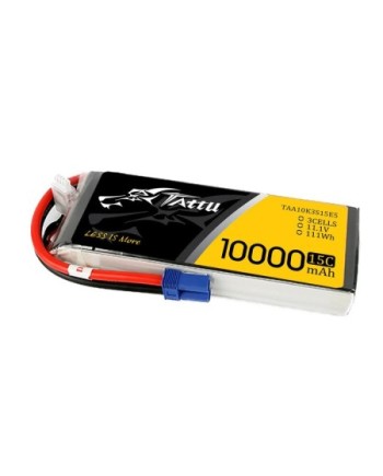 TATTU 10000 mha 11.1V 3S1P 15C EC5 TAA10K3S15E5
