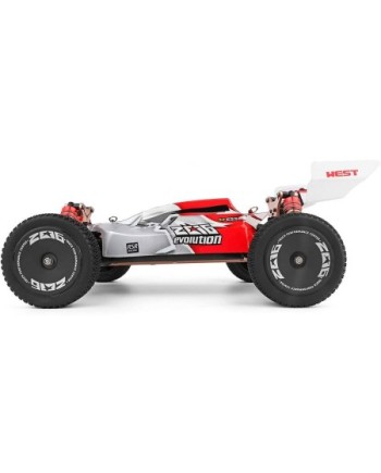 COCHE ELECTRICO RTR 1/14 BUGGY 4WD 2.4 MOTOR 550 60KMH WLTOYS ROJO