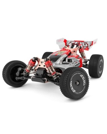 COCHE ELECTRICO RTR 1/14 BUGGY 4WD 2.4 MOTOR 550 60KMH WLTOYS ROJO