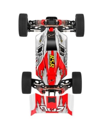 COCHE ELECTRICO RTR 1/14 BUGGY 4WD 2.4 MOTOR 550 60KMH WLTOYS ROJO