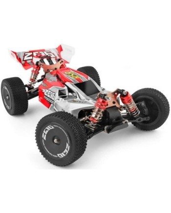 COCHE ELECTRICO RTR 1/14 BUGGY 4WD 2.4 MOTOR 550 60KMH WLTOYS ROJO