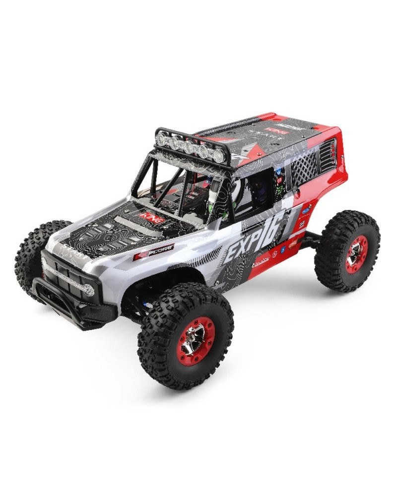 COCHE ELECTRICO RTR 1/12 ROCK CRAWLER 4WD 2.4 GHZ- ROJO- WLTOYS 124006