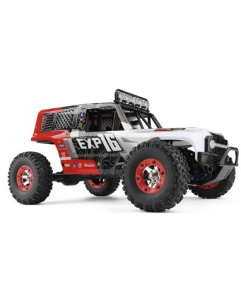 COCHE ELECTRICO RTR 1/12 ROCK CRAWLER 4WD 2.4 GHZ- ROJO- WLTOYS 124006