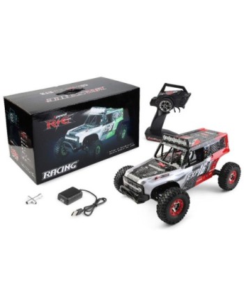 COCHE ELECTRICO RTR 1/12 ROCK CRAWLER 4WD 2.4 GHZ- ROJO- WLTOYS 124006