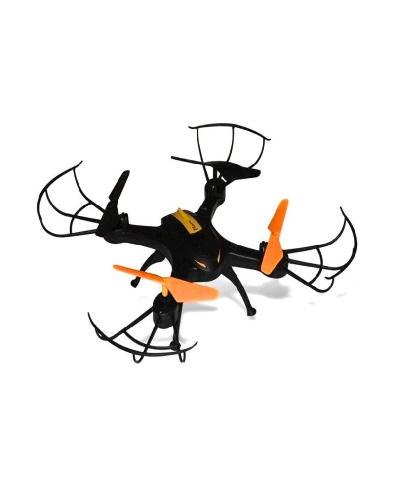 CUADRICOPTERO MEDIANO 38.5x30cm 2,4GHZ CON CONTROL DE ALTURA - NARANJA- LHX43