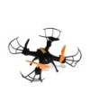 CUADRICOPTERO MEDIANO 38.5x30cm 2,4GHZ CON CONTROL DE ALTURA - NARANJA- LHX43