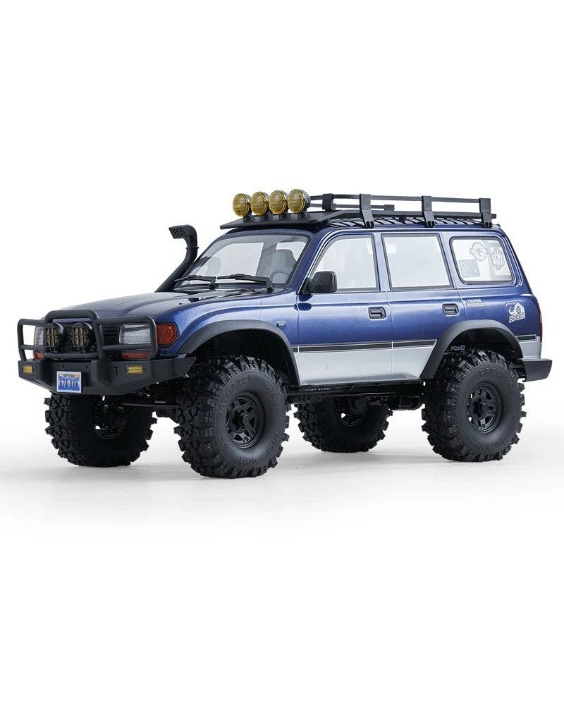 COCHE CRAWLER 1/10 TOYOTA LAND CRUISER 80 PRO V2 AZUL FMS