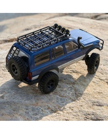 COCHE CRAWLER 1/18 TOYOTA LC80 V2 RTR AZUL FMS