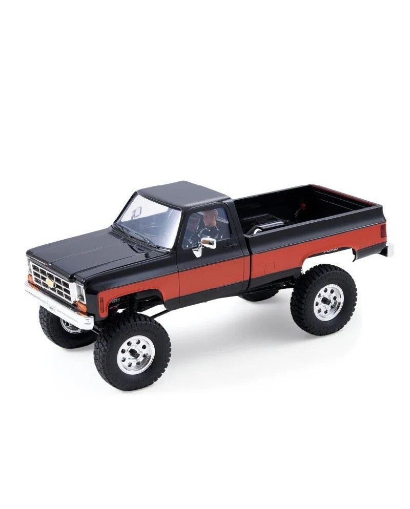 COCHE CRAWLER 1/18 CHERVOLET K10 V2 RTR NEGRO FMS