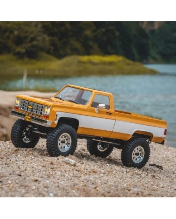 COCHE CRAWLER 1/18 CHERVOLET K10 V2 RTR AMARILLO FMS