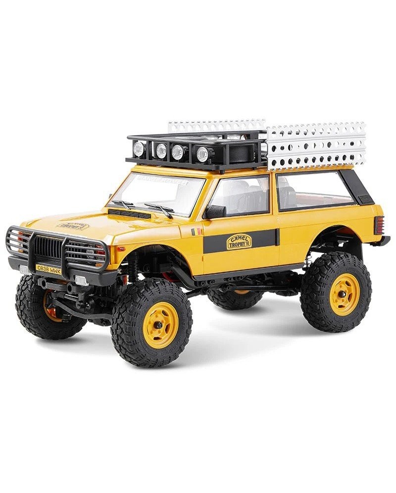 COCHE LAND ROVER 1/24 RANGE ROVER FIRST GENERATION RTR AMARILLO FMS