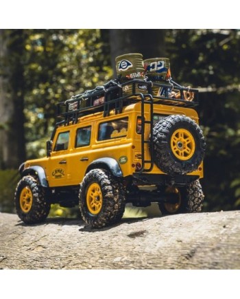 COCHE LAND ROVER 1/24 DEFENDER 90 RTR AMARILLO FMS
