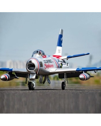 AVION F-86 SKYBLAZER 80mm PNP AZUL FMS